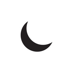 Obraz na płótnie Canvas moon logo icon vector template.
