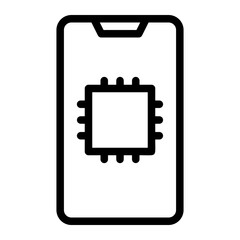 processor line icon