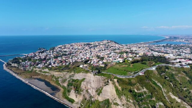 Amazing view on Bacoli city