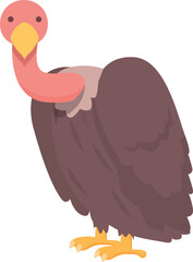 Wild griffon icon cartoon vector. Nature tattoo. Griffin from africa