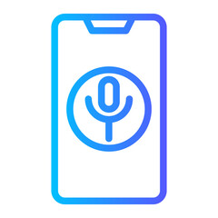 Audio Recorder gradient icon