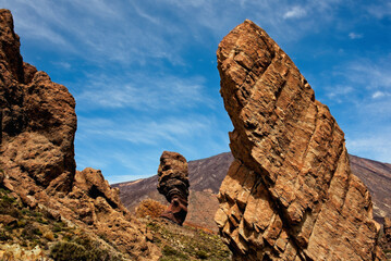 red rocks in region country