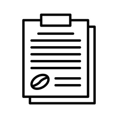 Coffee Menu Icon Design