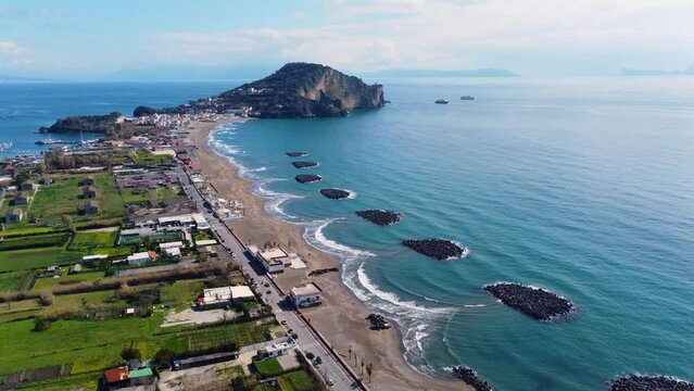 Amazing view on Bacoli city