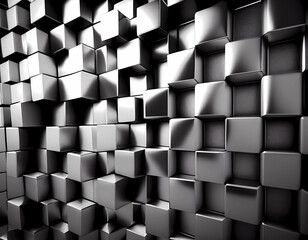 Silver blocks wall cover background design