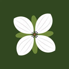 Sweet little Flower-Vector art Work