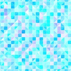 Fototapeta na wymiar Abstract geometric seamless pattern featuring graphic design cubes, with a seamless background in pale colors, generative ai