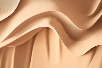 Beige abstract background with fractals, generative ai