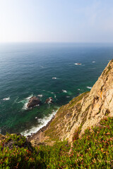 Fototapeta premium Portugal high coast and ocean