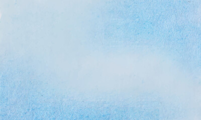 Vector a blue and white watercolor background with a white cloud. Watercolor background design. Blue and white color background design 