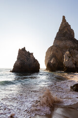 Fototapeta na wymiar View of Ursa beach in Portugal