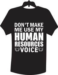 Fototapeta premium Human Resources T-Shirt