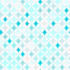 Abstract geometric seamless pattern featuring graphic design cubes, with a seamless background in pale colors, generative ai