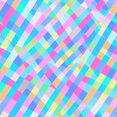 Abstract geometric seamless pattern featuring graphic design cubes, with a seamless background in pale colors, generative ai