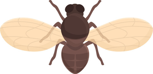 House tsetse fly icon cartoon vector. Africa insect. Health animal