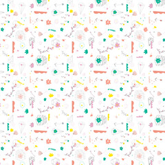 Textile and digital seamless pattern design 