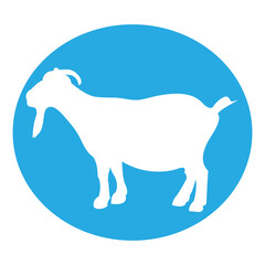 goat icon vector