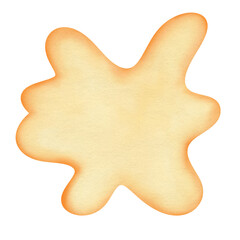 orange splash watercolor background 