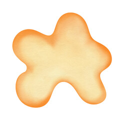 orange splash watercolor background 