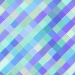 Abstract geometric seamless pattern featuring graphic design cubes, with a seamless background in pale colors, generative ai