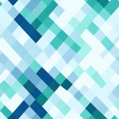 Abstract geometric seamless pattern featuring graphic design cubes, with a seamless background in pale colors, generative ai