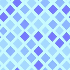Abstract geometric seamless pattern featuring graphic design cubes, with a seamless background in pale colors, generative ai