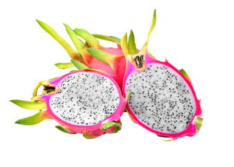 Dragon Fruit isolated on transparent png