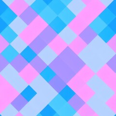 Abstract geometric seamless pattern featuring graphic design cubes, with a seamless background in pale colors, generative ai