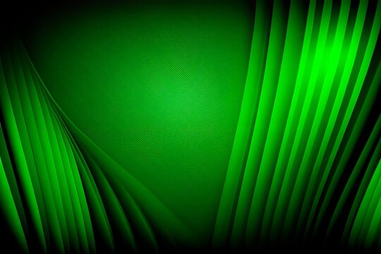 abstract green background with lines, generative ai