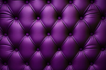 Tufted Upholstery, Luxury Leather Background, Generative AI