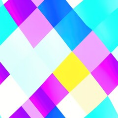 Abstract geometric seamless pattern featuring graphic design cubes, with a seamless background in pale colors, generative ai