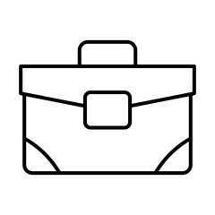 Business icon logo with briefcase used in business process 