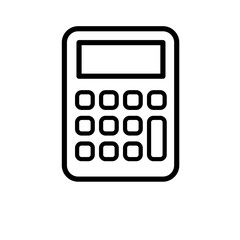 calculator  icon vector symbol illustration