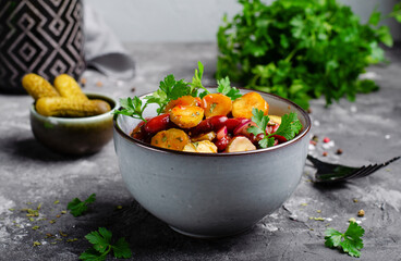 Red Bean and Pickled Cucumber Salad, Appetizer