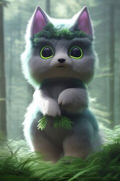cute forest monster