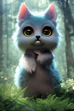 cute forest monster