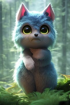 cute forest monster