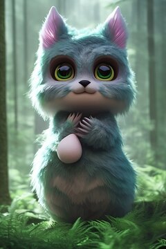 cute forest monster
