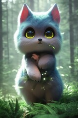 cute forest monster