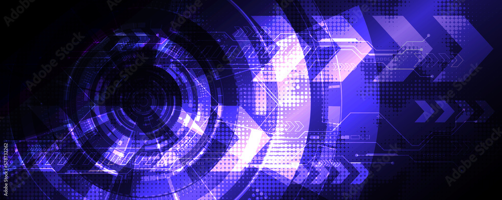 Aufkleber abstract background image speed concept of sci fi technology