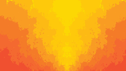 orange background with a clean and cheerful style