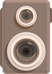 Camera picture icon cartoon vector. Digital photo. Shutter image