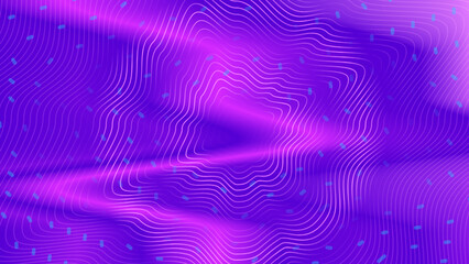 Fototapeta premium Abstract Pink Fluid Gradient Background with Circle Wave Lines