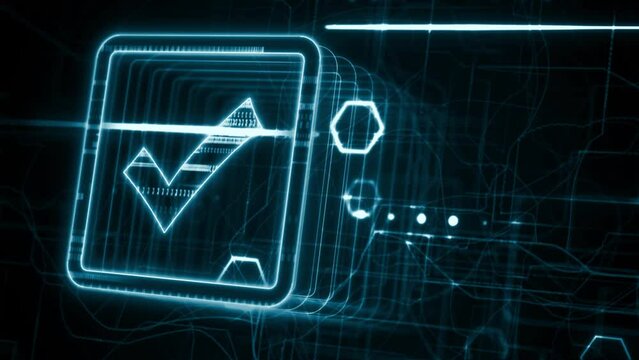 Standard quality control. Certification. Business, technology, internet and networking concept.