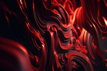 abstract red background with alpha, generative ai 