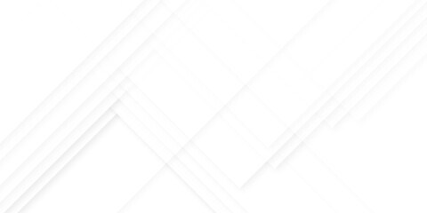 Geometric abstract white background with minimal tech lines and white light grey modern seamless business technology concept geometric shapes.	