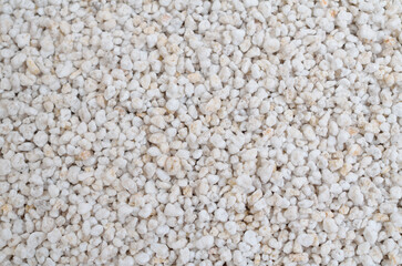 Heep of Expanded perlite for for agriculture. Background