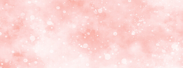 abstract blur and lovely soft light pink background with bubbles, beautiful pink watercolor background with various bokeh surrounding randomly, soft pink texture with smoke and clouds.	