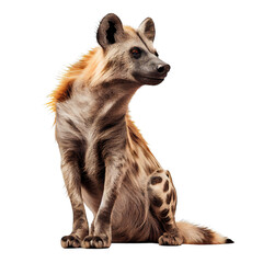 Hyena Isolated White Background Generative