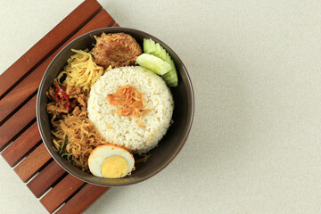 Nasi Uduk, Indonesian Savoury Steam Rice, Cooked in Coconut Milk.